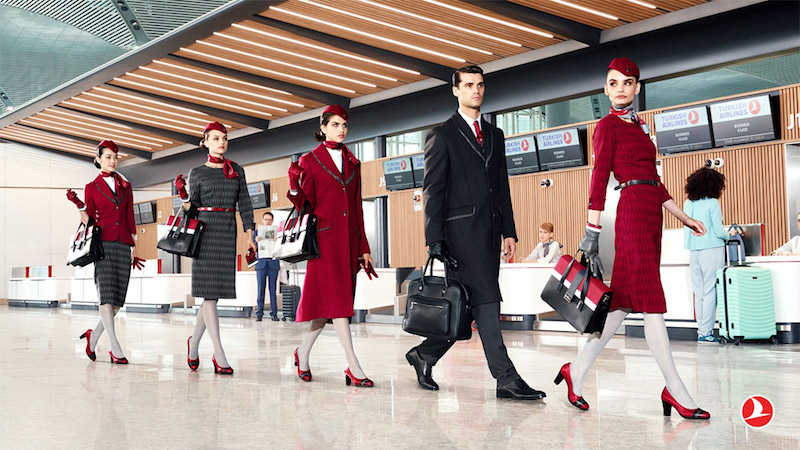 Новая униформа Turkish Airlines